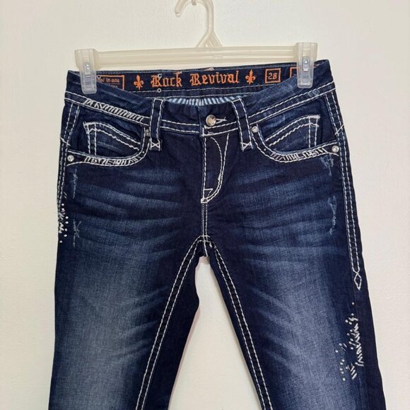 Rock Revival Women's May Skinny Jean Style E834353L Size 28 - Picture 3 of 10